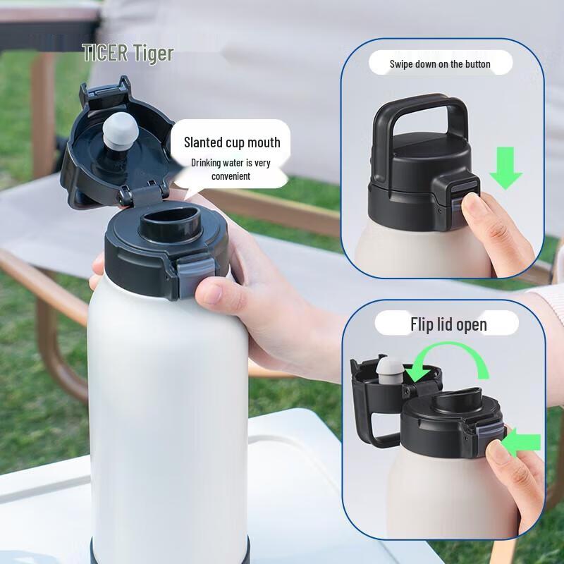 Tiger Stainless Steel Vacuum Insulated Sports Water Bottle