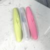 A Single Portable Toothbrush Case That Is Dust-Proof, Made Of Plastic, Designed For Daily And Travel Use, Suitable For Bathroom Storage