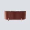 Kosmetik-Baumwoll-Aufbewahrungsbox mit durchsichtigem Deckel Staubdicht Großes Fassungsvermögen 3 Fächer Wattestäbchen Wattepads Halter Organizer Behälter