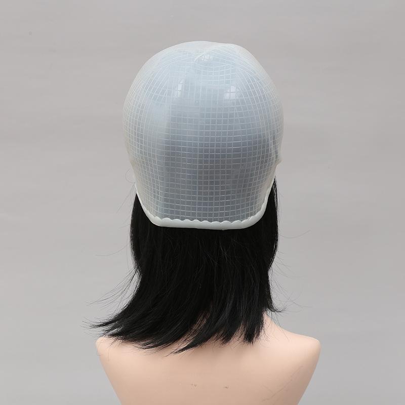 Cappuccio per Colorazione dei Capelli in Silicone con Gancio e Ago Professionale Colore Tinta Highlights Riutilizzabile Cuffia Strumenti per Colorare Tonalità