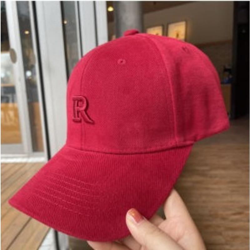 

New Baseball Cap for Men and Women Letters Spring and Autumn Hard Top Widen Large Head Circumference Baseball Hat Beige M（56-58cm）