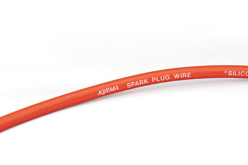 Kijima Bike Parts Silicone Cord Length 1m Leakage Prevention Red