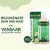 Vansaar Aloe Vera Juice 1 L Natural Cold Pressed With Pulp For Skin Glow Hydration Hair Nourishment Daily Health Drink