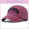 Baseball Cap With Letter Embroidery For Men And Women Outdoor Sun Protection