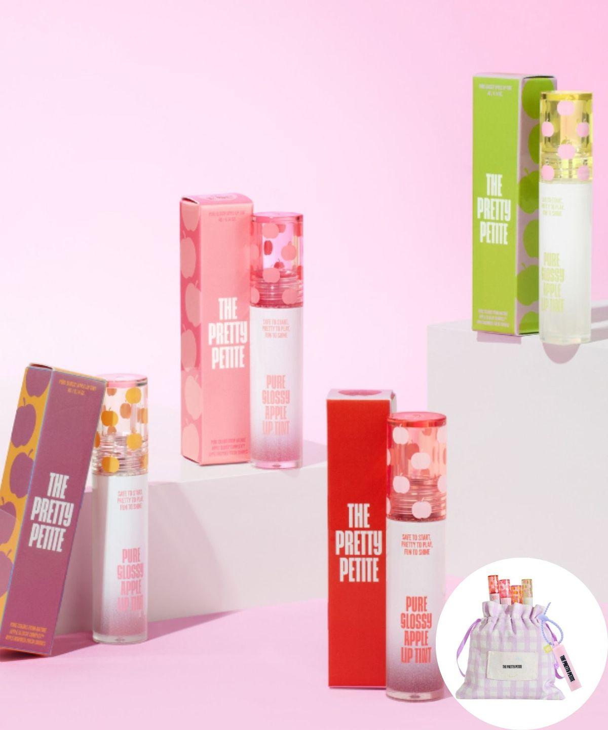 TPP Pure Glossy Apple Lip Tint (Select 4 Colors) (Free Pouch Keyring)
