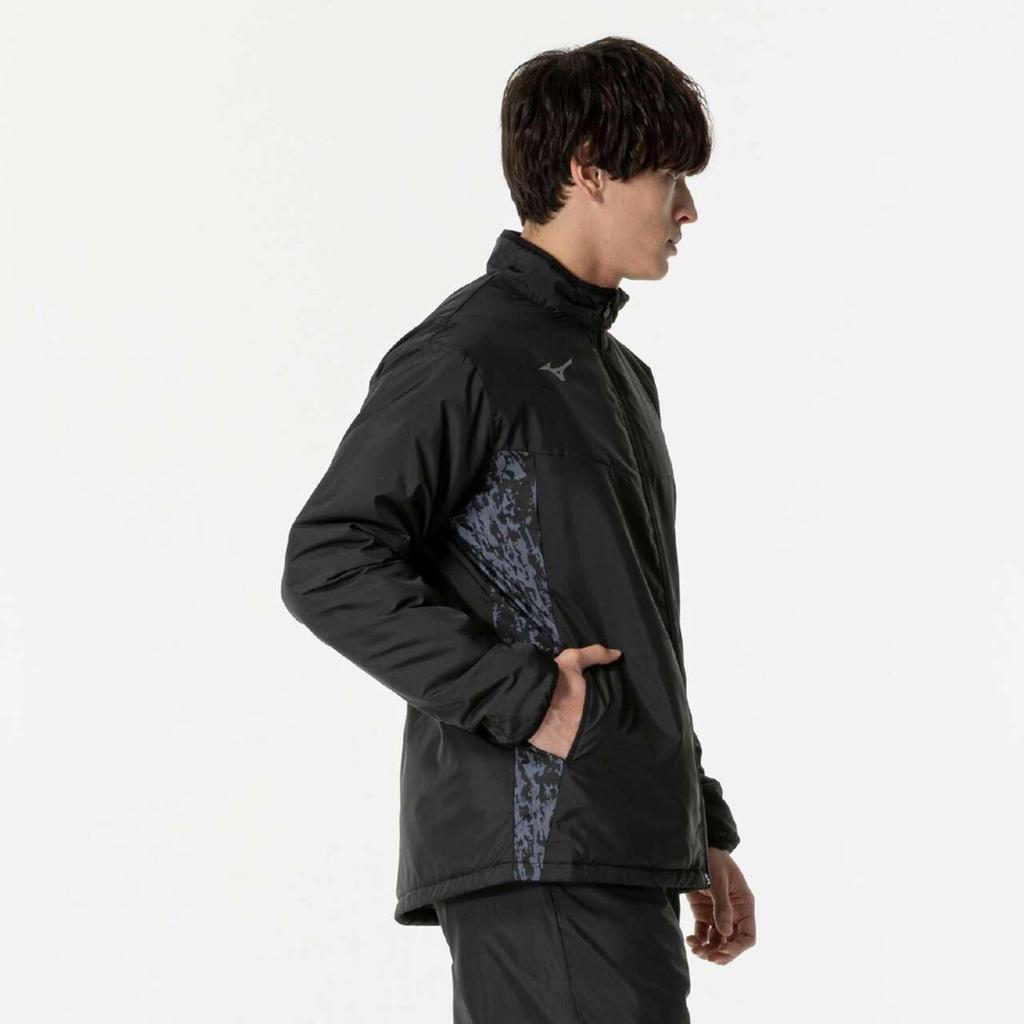 Mizuno Soccer Warmer P2MEB520 Jacket, Water-Repellent, Black,
