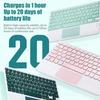For Galaxy Tab S6 Lite 10.4 Inch Case with Keyboard, Detachable Keyboard Cover for Samsung Tab S6 Lite SM-P610 P613 P615 P619