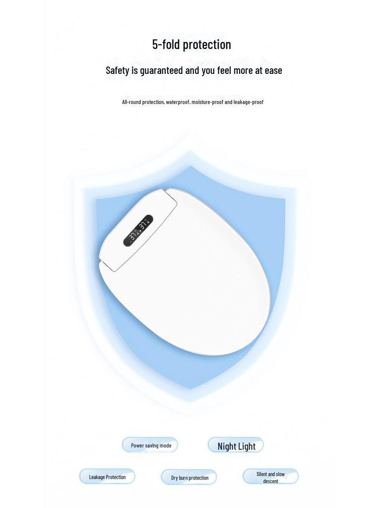 Wielofunkcyjna inteligentna deska sedesowa z pilotem, elektrycznym ogrzewaniem, funkcjami czyszczenia i suszenia