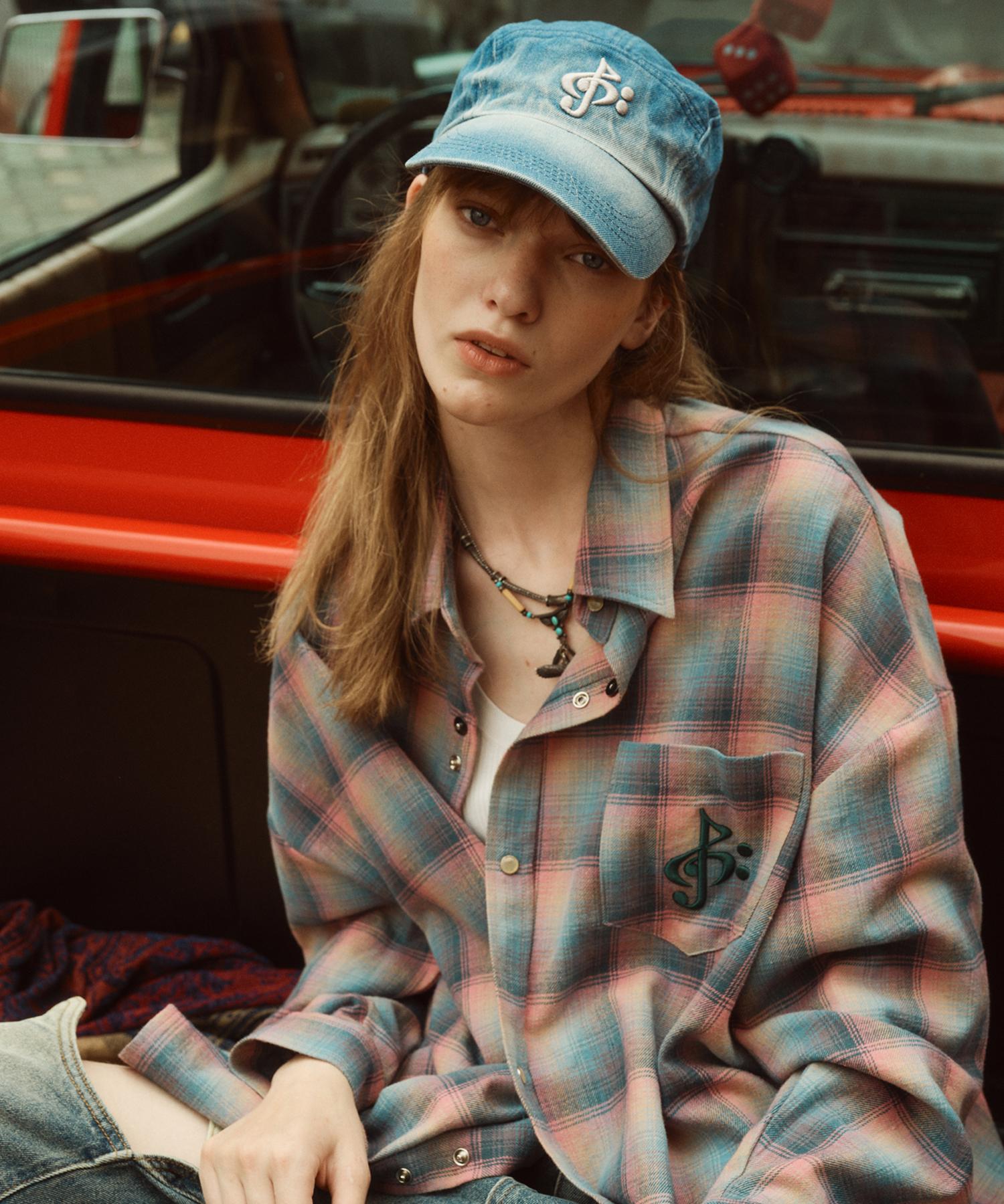 2113 Studio Check Shirt Rainbow Green Multi Color