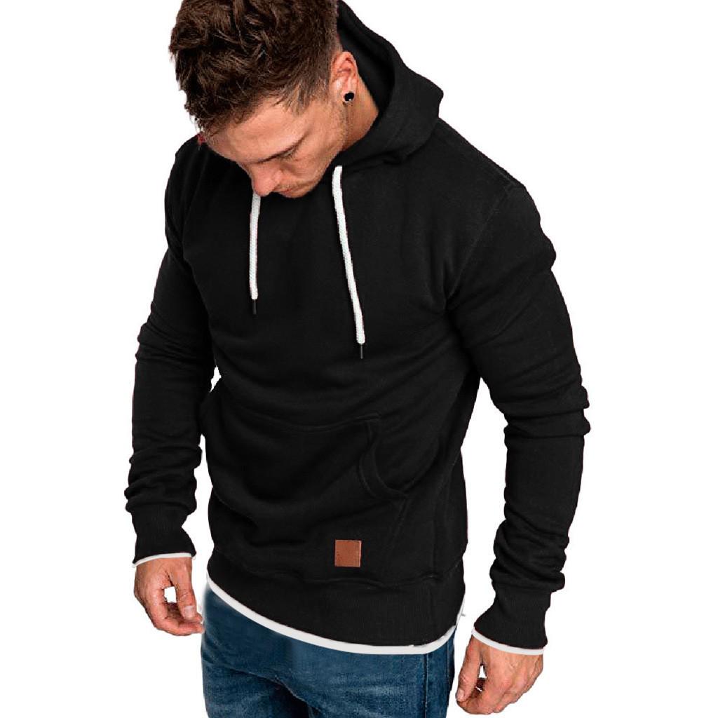 Men‘s Long Sleeve  Winter Casual Sweatshirt Hoodies Top Blouse Tracksuits