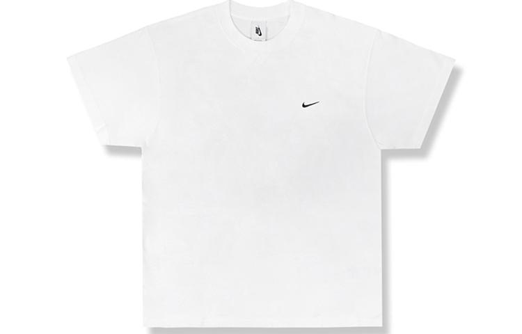 

Nike T Shirts Men s White Crew Neck Moderate Straight Fit DA0321-100 L