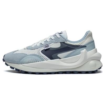 Li Ning Square And Round Textile, Synthetic Leather Slip Resistant Abrasion Resistant Low Top Sports Casual Shoes AGCT016-3