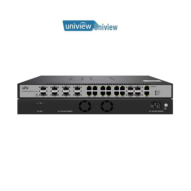 

Uniview 8-PON 12GE 4-10G Box OLT Switch Router