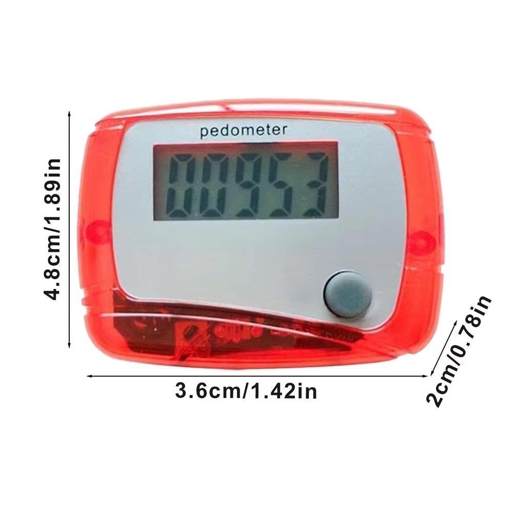 

Accurate Step Counter Digital LCD Digital Pedometer Portable Pedometer Hiking червоний