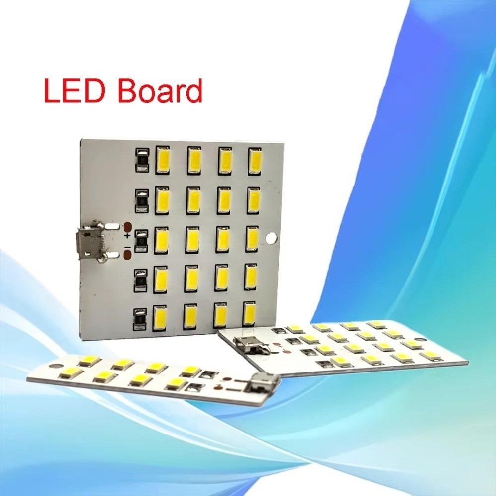 High Quality 8/12/16/20 Beads 5730 SMD LED Panel 430mA~470mA 5V Power LED Lighting Board White Light USB LED Light Power Outage