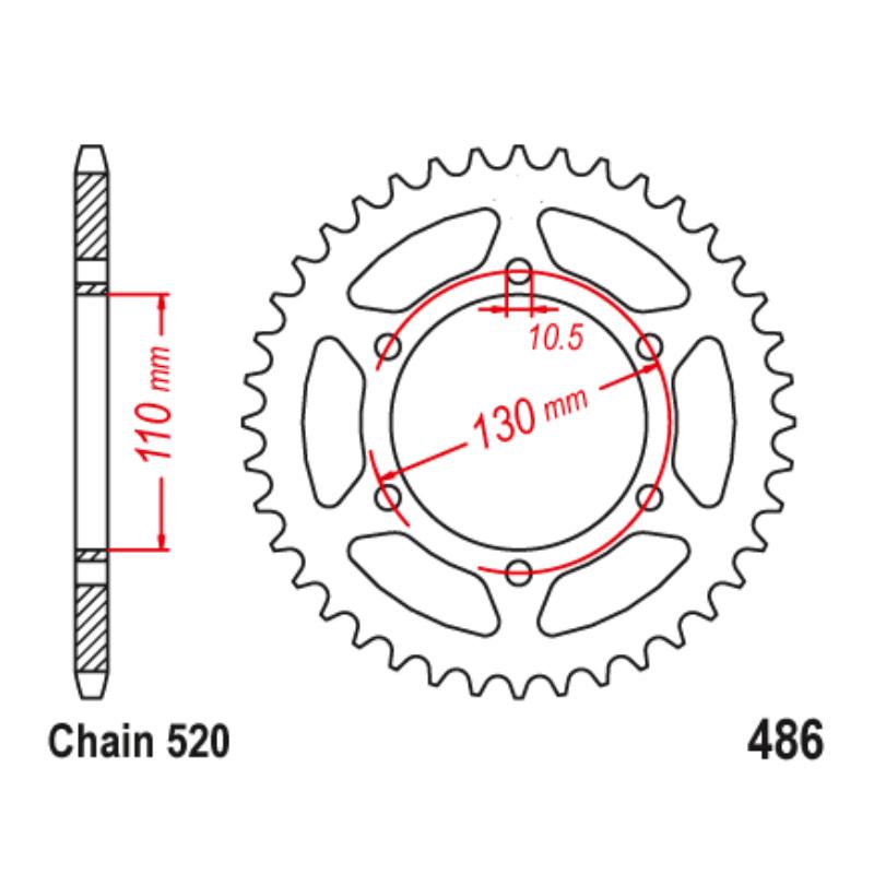 520 Motorcycle Front Rear Sprocket For Kawasaki EX400 Ninja400 Z400 ER400 Z250 Z250SL EX300 Ninja300 Z300 ER300 EX250R Ninja250R