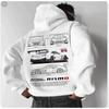 Oversized Gothic Hoodie Long Sleeve Harajuku Sweatshirt Unisex Vintage Hip Hop Winter Top