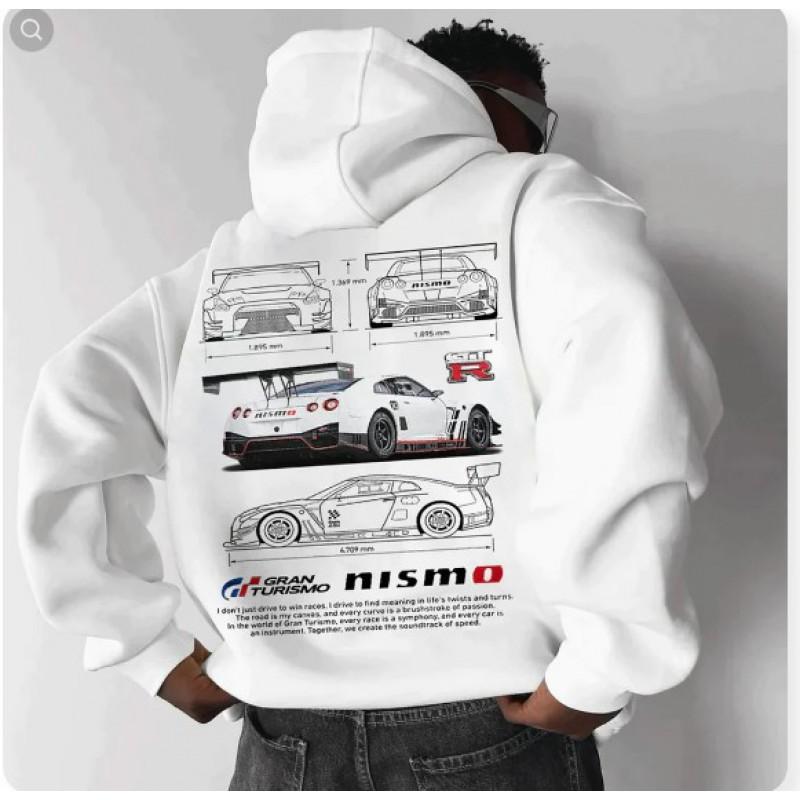 Oversized Gothic Hoodie Long Sleeve Harajuku Sweatshirt Unisex Vintage Hip Hop Winter Top