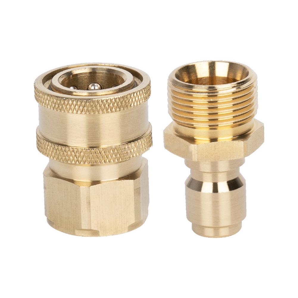 

3/8 M22 Adapter For High Pressure Washer Spout Kit Quick Connect Kit High Pressure Cleaning Machine Spray Pipe Joint