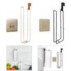 Toilet Paper Holder Sturdy Paper Storage Rack Self Sticky Wall Mount for Bathroom Organization Dorm Office Toilet Kitchen