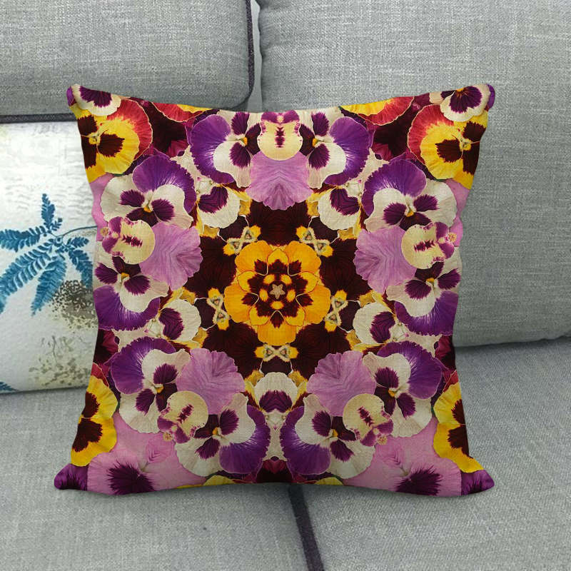 Geometric Pattern Collection Digital Printing Short Plush Pillow Covers For Car Sofa Office Cushion Cover Home Goods