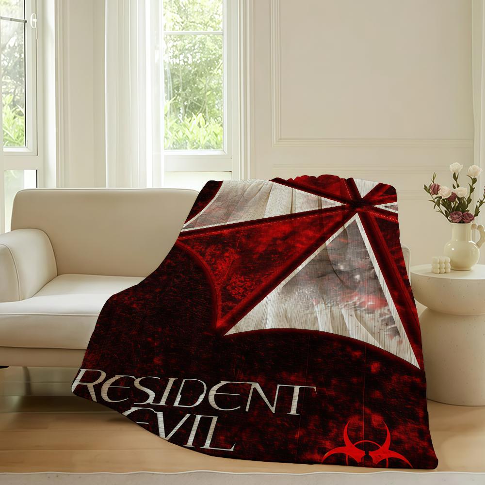 Adventure game R residents E evil Blanket For Sofa Office Bed Plane Travel Sleep Read Relax Camping Soft And Warm