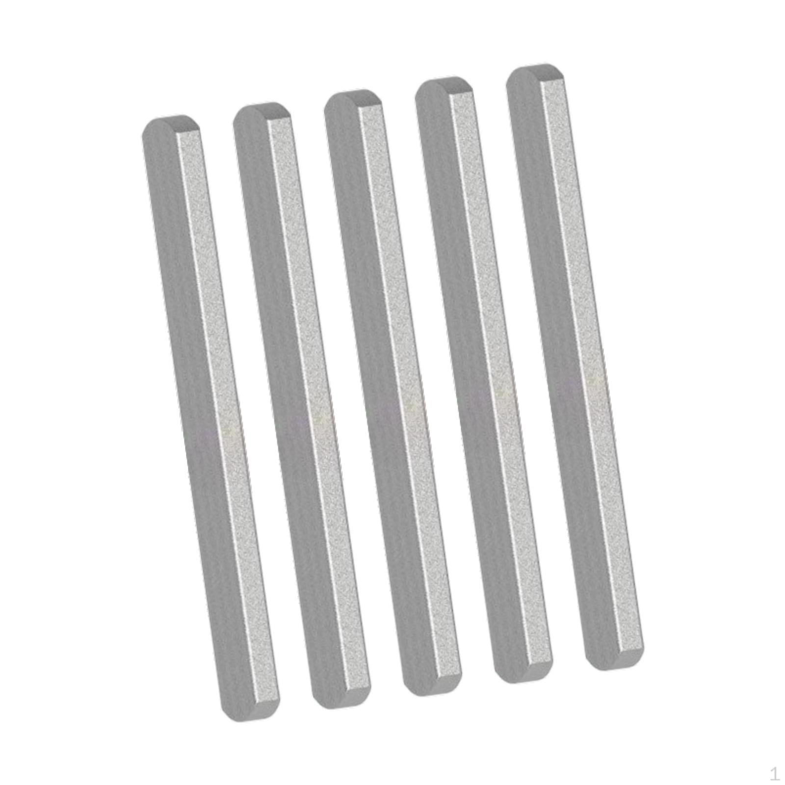 

5 шт. стальных пластин для утяжеленного жилета, несущие нагрузку, упражнения, круглая головка, бег, мероприятия на открытом воздухе 25cmx2.5cmx0.7cm