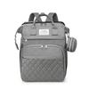 Große Windeltasche, multifunktionale faltbare Babybett-Tasche, tragbare Mama-Tasche und Rucksack zur Organisation von wichtigen Dingen