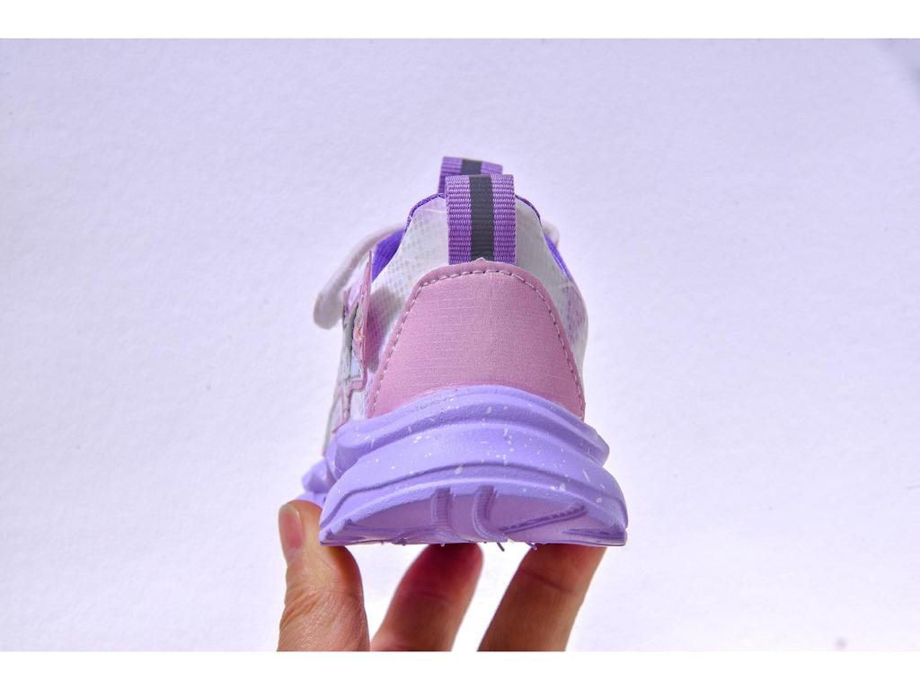 Coulomi Girls’ Lighted Waterproof Leather Running Shoes - Autumn/Winter 2024