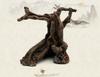 Fish Tank Landscaping Simulation Sunken Wood Resin Crafts Tree Shaped Sunken Wood Roots Tied with Mos Tree Aquarium Decoration