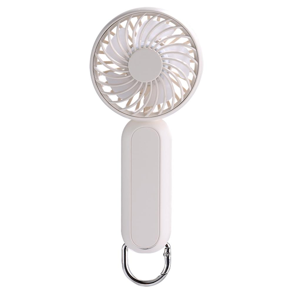 

Handheld Fan Mini Summer Cooler Desktop Hanging Cooling Fan White