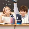 Stand Up Pencil Case Vertical Pen Holder Large Capacity Student Stationery Bag for School Office Desk
