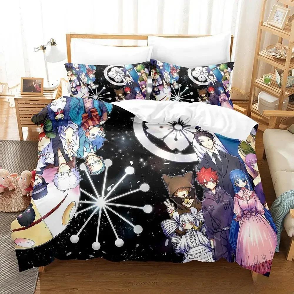 Ny Yozakura Mission Sängklädesset Enkel Twin Full Queen King Size Sängset Vuxen Barn Sovrum Påslakanset Anime Lakan Set