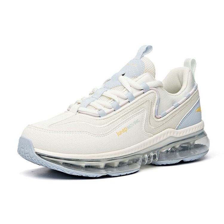 Anta Running Series Trendy Versatile Shock Absorbing Non-Slip Wear-Resistant Breathable Low-Top Running Shoes Women Sneaker White Blue 922035505-5