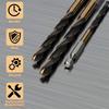 15pcs Hex Shank Drill Fried Dough Twist Drill, Electric Screwdriver Drill, Electric Screwdriver Electric Screwdriver Drill 1.5-6