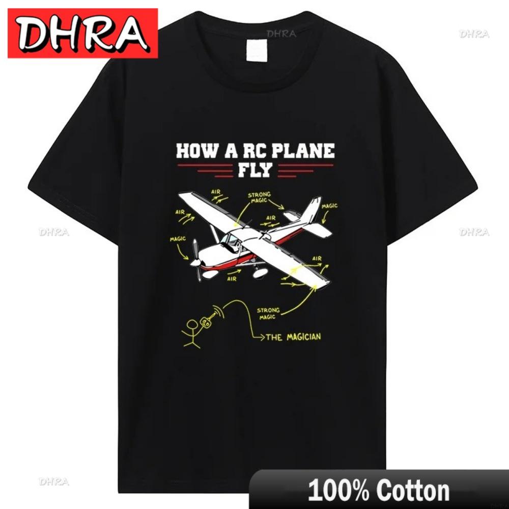 

Funny RC Airplane Pilot Vintage T Shirt Summer Graphic Cotton Men Tshirt Streetwear Short Sleeve Tops Cute Birthday Gift for Tee S