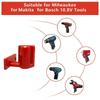 Wall-Mounted Battery Holder Tool Holder With Screws For Makita/Milwaukee/Bosch 10.8V 12V Battery and Tool Storage Rack