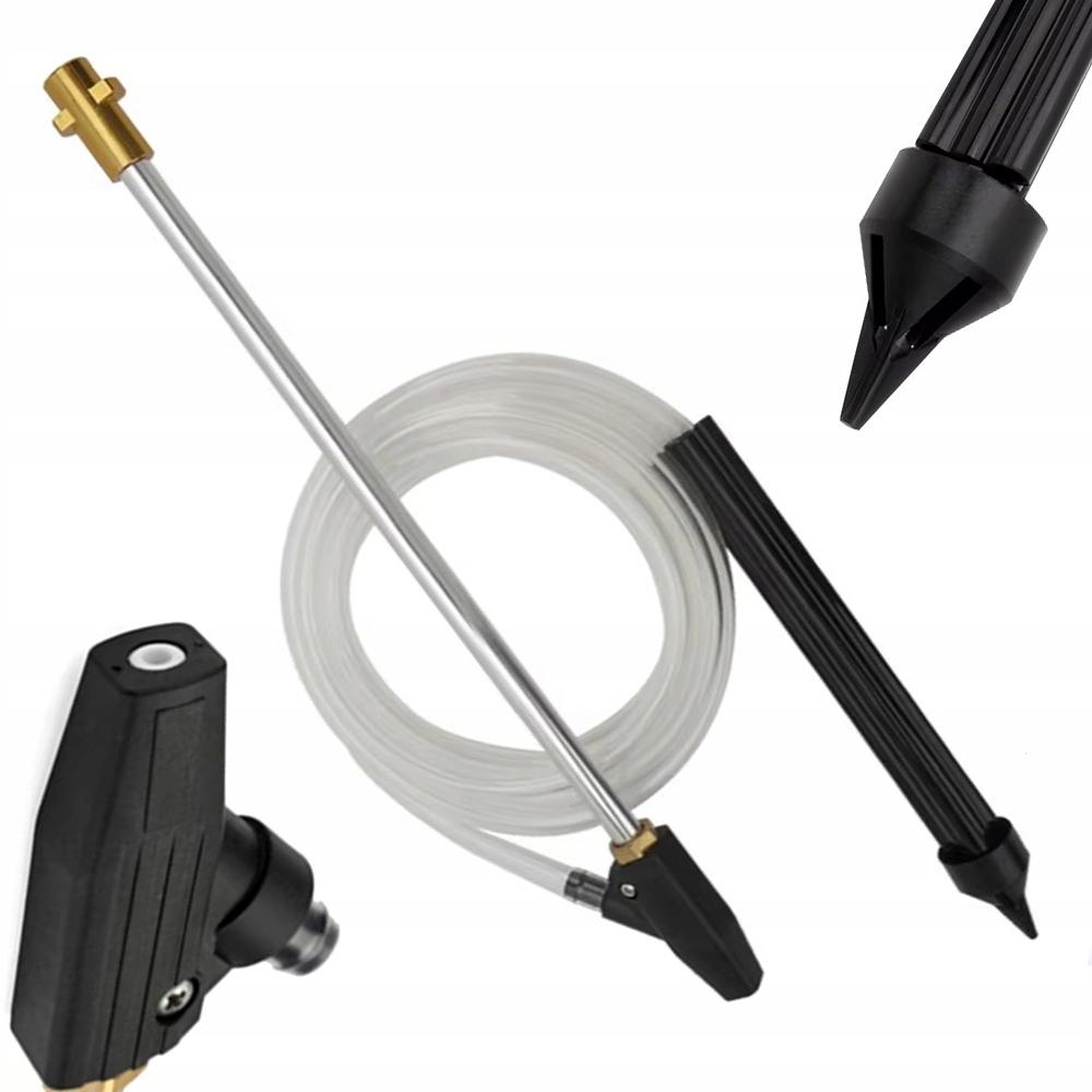 Rosfix Zestaw Do Piaskowania – Kompatybilny Z Karcher K2-K7 | Dysza Ceramiczna | Wąż 3m, Lanca 460mm