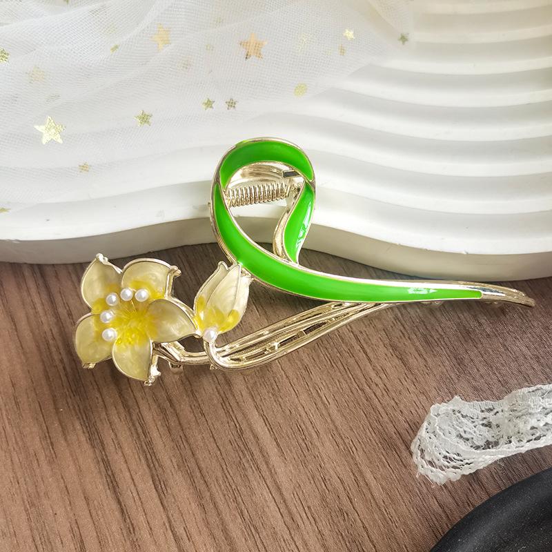 Elegante Pinza para el Pelo de Mariposa Tulipán 2022 para Mujer - Accesorio para el Pelo Tiburón de Temperamento