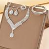 Water Luxury Jewelry Set With Rhinestone Decoration For Women