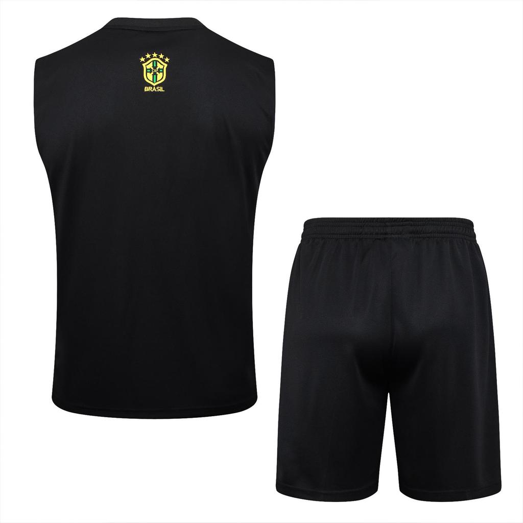 Brazil Sleeveless Football Training Jersey
