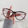Transparent Anti Blue Light Computer Glasses Cat Eye Frame for Women Men Blocking Glasses Optical Eyewear