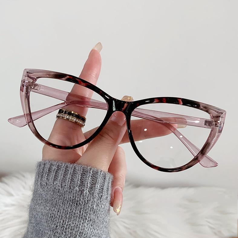 Transparent Anti Blue Light Computer Glasses Cat Eye Frame for Women Men Blocking Glasses Optical Eyewear