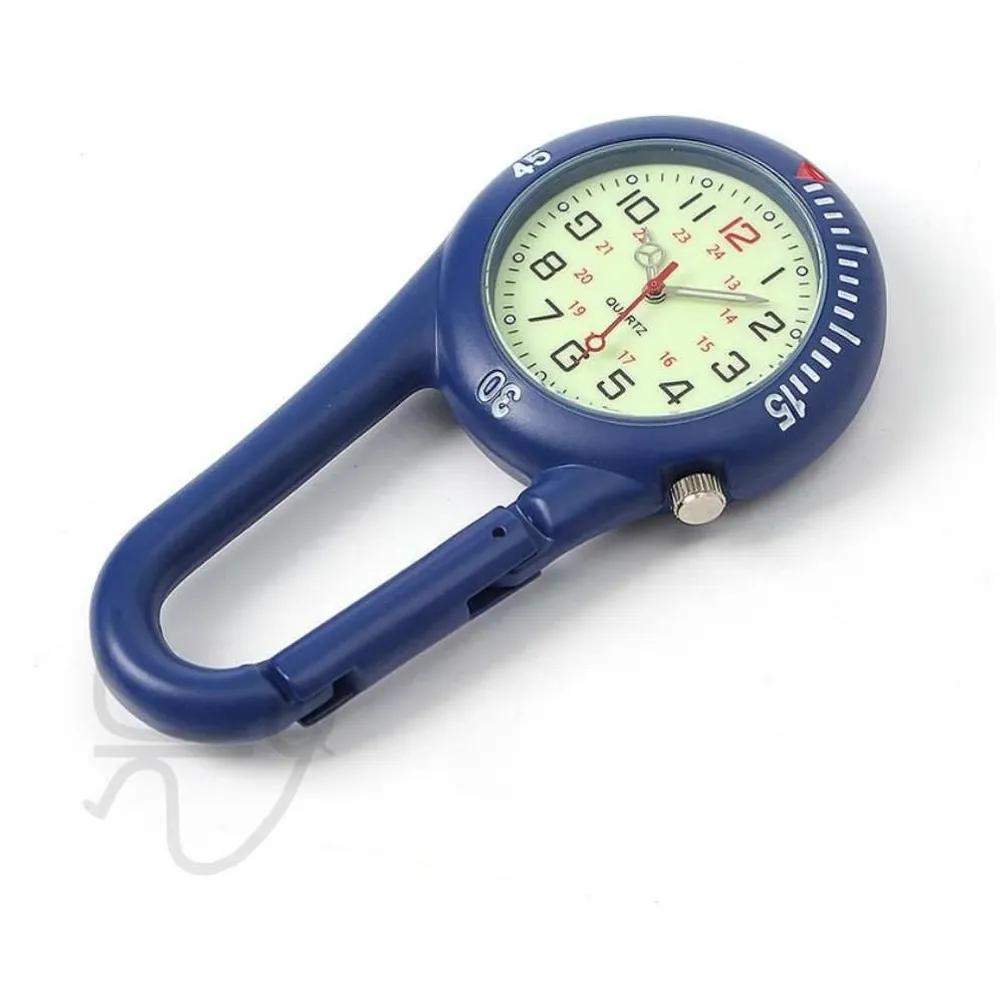 NeulWAYS Carabiner Luminous Sports Watch Blue Hiking Carabiner Mountain Watch
