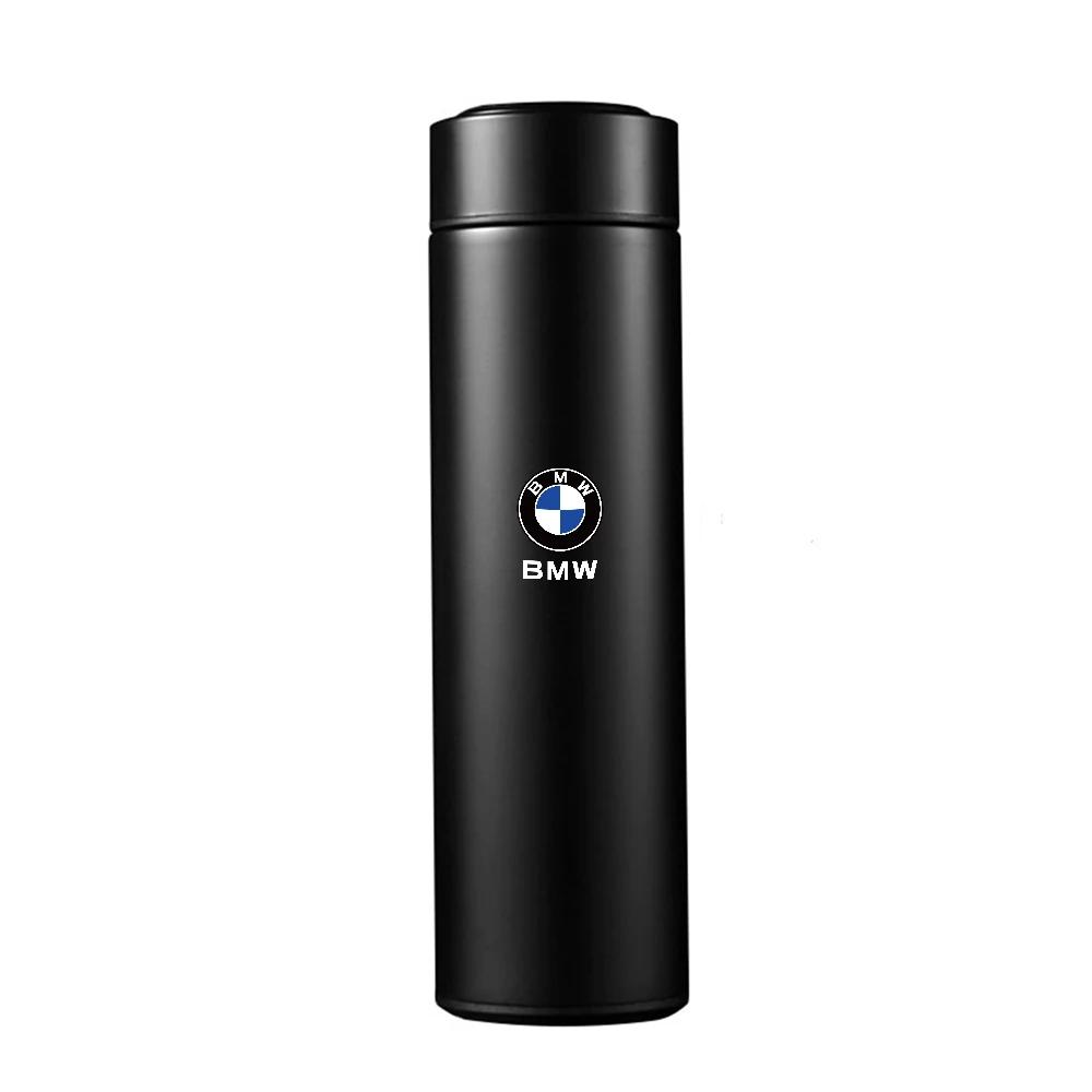 BABD1 2025 Hot 1PC 500ml Car Stainless Smart Thermos Mug Intelligent Temperature Display Bottle For BMW M Performance E62 E70 E71 E83