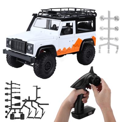 MN‑99 4WD 2.4G RC Off Road Car with LED Light No Signal Interference Simulation RC Off Road Car Blanche