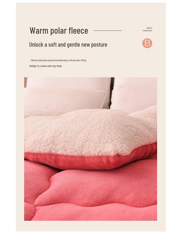 Przytulna Zimowa Kołdra z Aksamitu Jagnięcego - Pogrubiona, Ciepła i Idealna do Akademików lub na Pojedyncze Łóżka