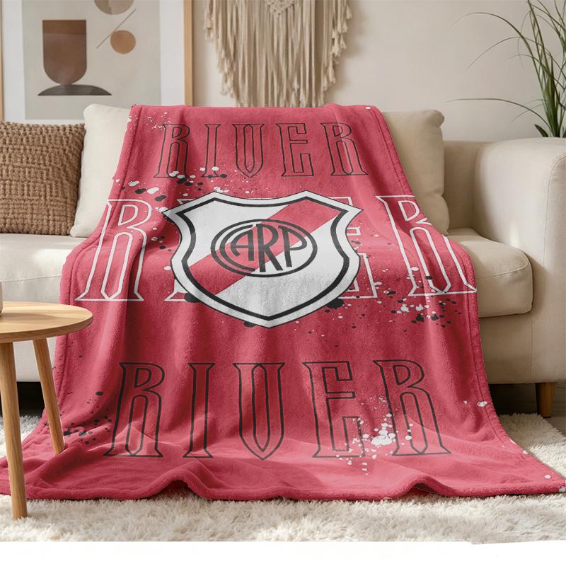 River Plate Weiches und bequemes Flanell Geeignet für Sofas Wohnzimmer Outdoor-Camping Reisen und auch ein tolles Jubiläumsgeschenk