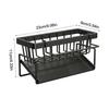 Sponge Drainer Rack Stainless Kitchen Organizer Bathroom Sink Rack Soap Holder Organizer Rack
