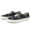 Vans Authentic SF Letter Stripe Print Low-Top Unisex Skate Shoes Black VN0A3MU642C